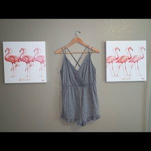 Anthropology (Paper Crane) Denim Romper 🕊